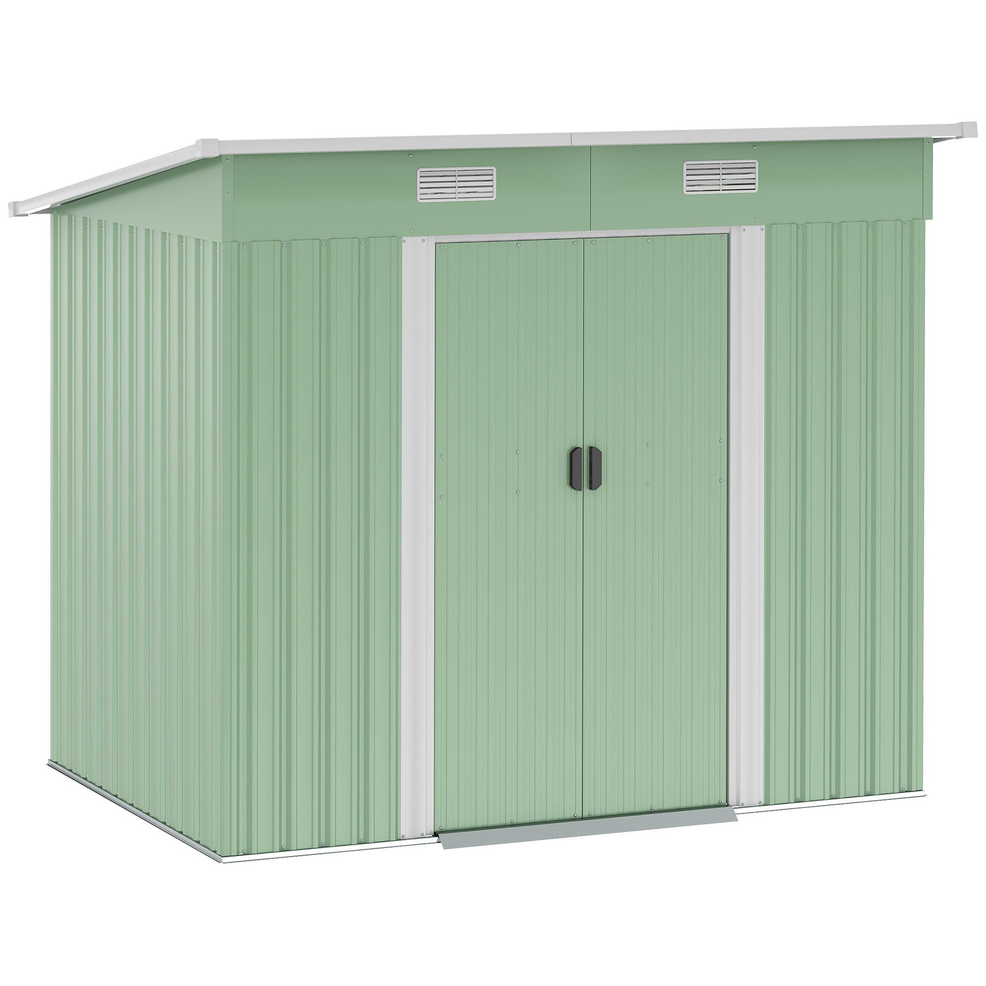 7 x 4ft Outdoor Garden Storage Shed for Backyard Patio